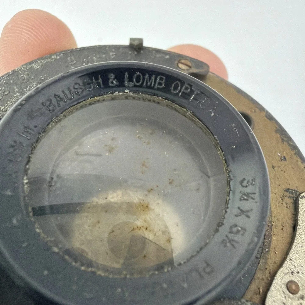 Bausch & Lomb f/8 6-3/4in Lens In Kodak Ball Bearing Shutter 1913 Vintage Parts